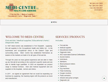 Tablet Screenshot of medi-centre.co.za